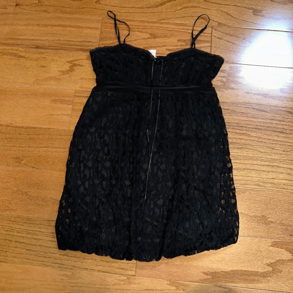 Mini Black Lace Dress
